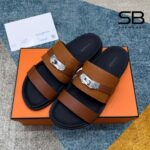 Dép Hermes Jackson Sandal Gold Epsom SHW sang trọng và đẳng cấp