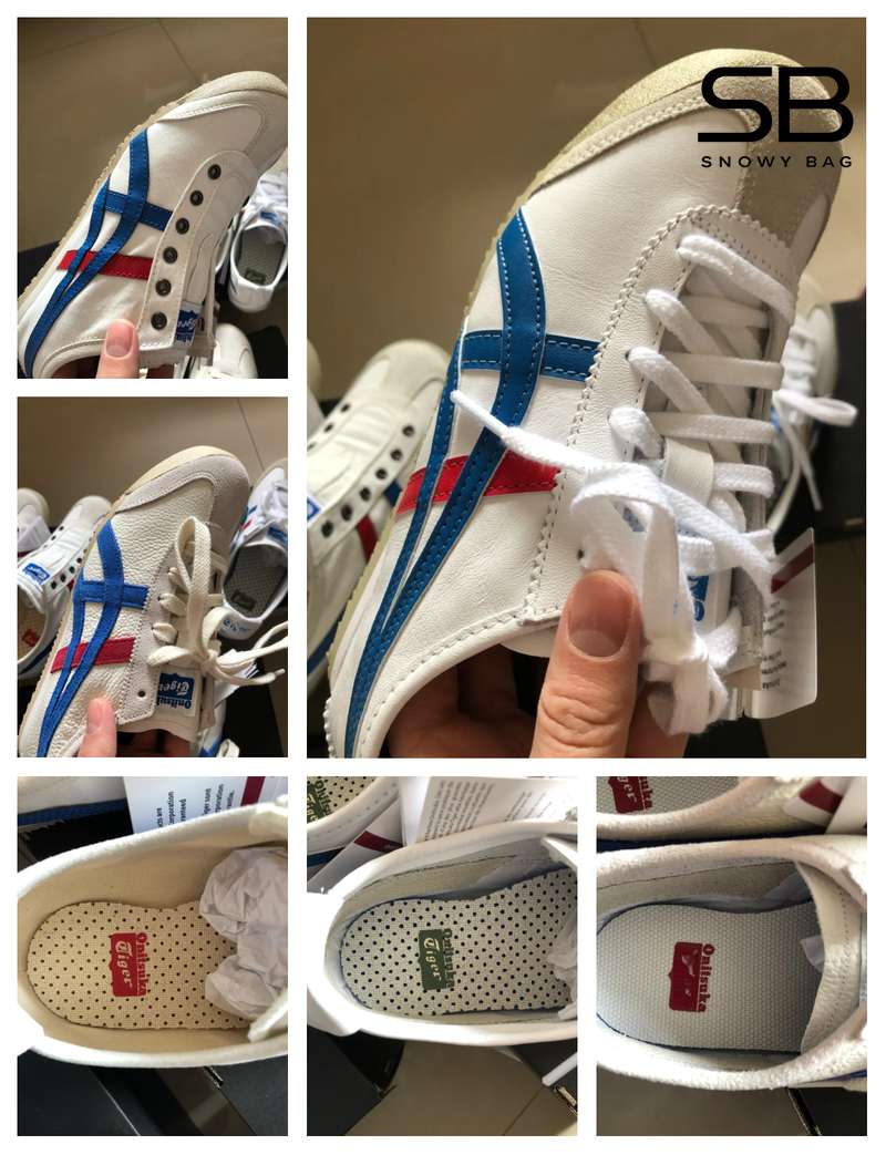 Hình chụp các góc của đôi giày onitsuka