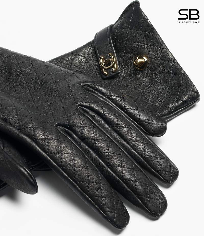 Chanel Bow Gloves