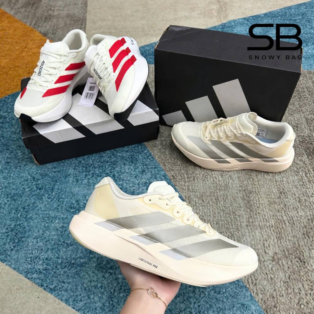 Giày adidas Adizero EVO SL Wonder White Màu Be sang trọng và thể thao