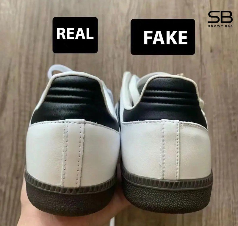 Phân biệt giày adidas Samba real và fake
