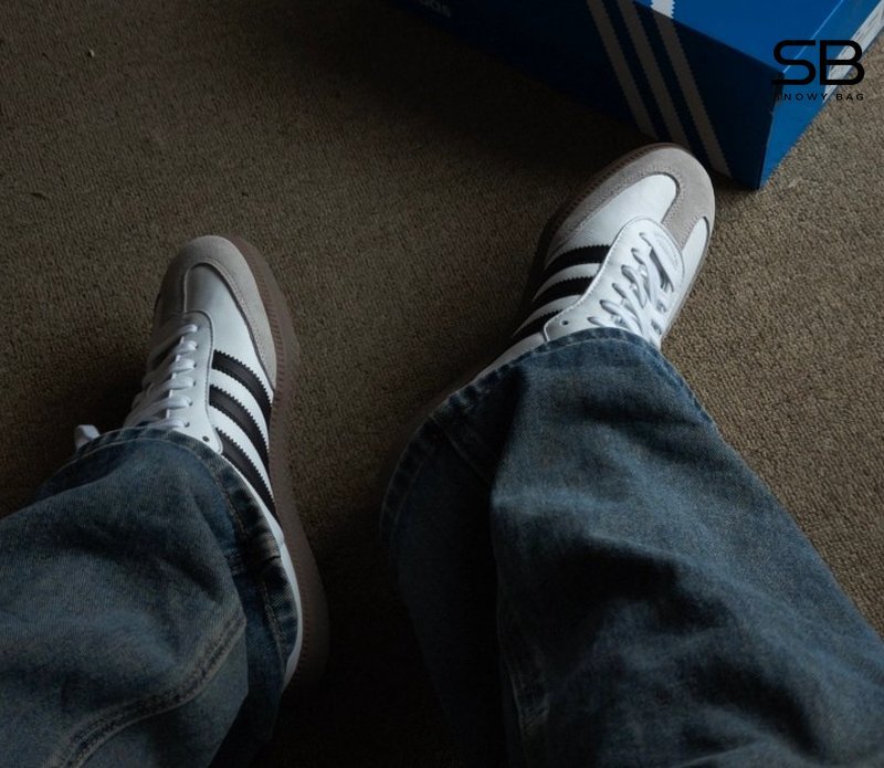 Adidas Samba OG trên chân