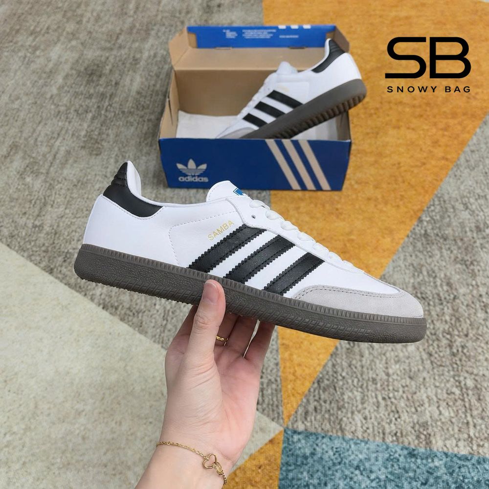 Giày Adidas Samba OG Cloud White Core Black Trắng Đen sang trọng và thời thượng