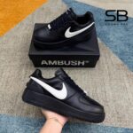 Giày Air Force 1 Low x Ambush Đen, thiết kế độc đáo và thời thượng