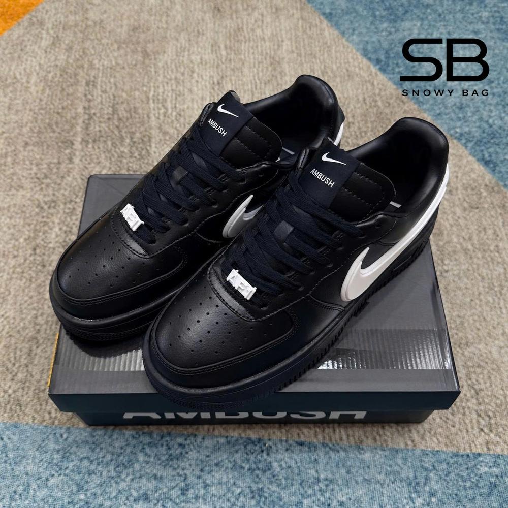 Giày Air Force 1 Low x Ambush Đen với thiết kế độc đáo và sang trọng
