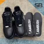 Giày Air Force 1 Low x Ambush Đen, thiết kế độc đáo và thời thượng