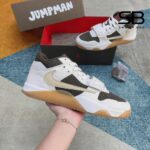 Giày Jordan Jumpman Jack TR Travis Scott Sail Trắng Kem Nâu đẹp mắt