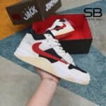Giày Jordan Jumpman Jack TR Travis Scott University Red Trắng Đen Đỏ đẹp và phong cách.