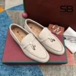 Giày Nữ Loro Piana Summer Walk Charms Loafer Light Petal Màu Be Size 38,40