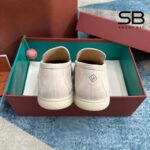 Giày Nam Loro Piana Summer Walk Suede Nougat Màu Kem Size 41 với chi tiết logo sang trọng