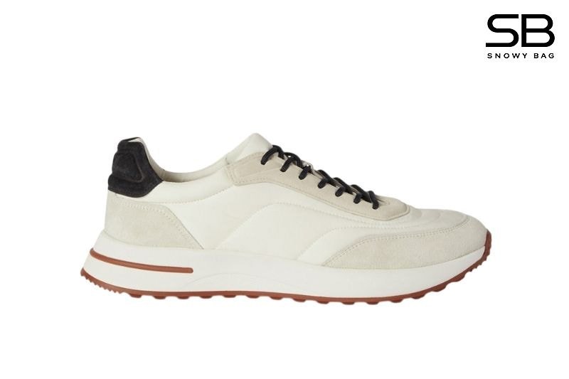 Giày Loro Piana Weekend Walk Sneakers White Màu Trắng, phong cách thời thượng