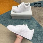 Giày Nike Air Force 1 All White Trắng Best Quality góc nghiêng chi tiết