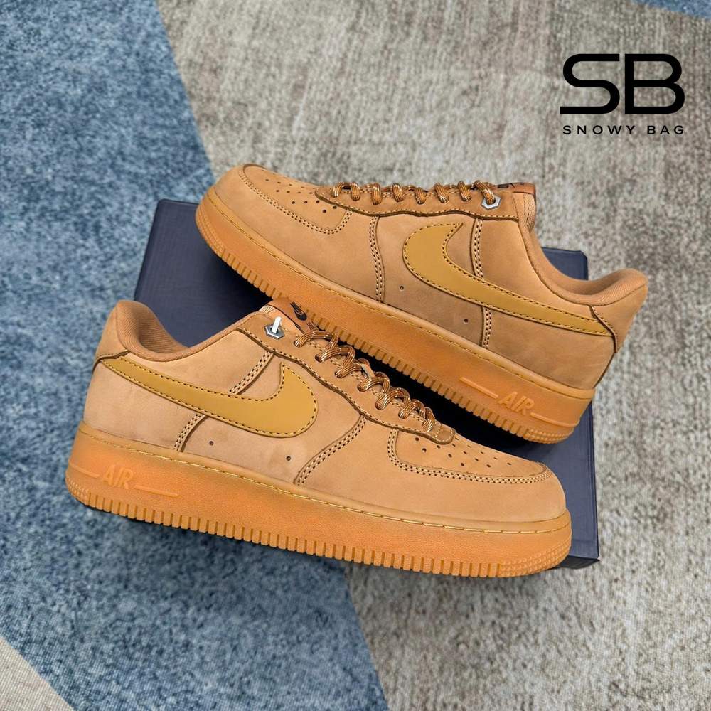 Giày Nike Air Force 1 Low Flax Nâu với thiết kế thời thượng