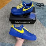 Giày Nike Air Force 1 Low SP x Ambush Game Royal Xanh Vàng sang trọng