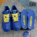 Giày Nike Air Force 1 Low SP x Ambush Game Royal Xanh Vàng đẹp mắt.