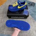 Giày Nike Air Force 1 Low SP x Ambush Game Royal Xanh Vàng chi tiết 8