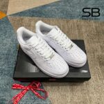 Giày Nike Air Force 1 Low Supreme White Trắng với logo độc đáo