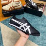 Giày Onitsuka Tiger Mexico 66 Black White Đen Trắng phong cách thể thao