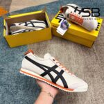 Giày Onitsuka Tiger Mexico 66 SD Cream Black Orange Kem Đen Cam thời trang