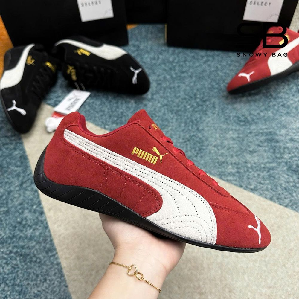 Giày Puma Speedcat OG Red White Màu Đỏ Trắng, thiết kế thể thao năng động
