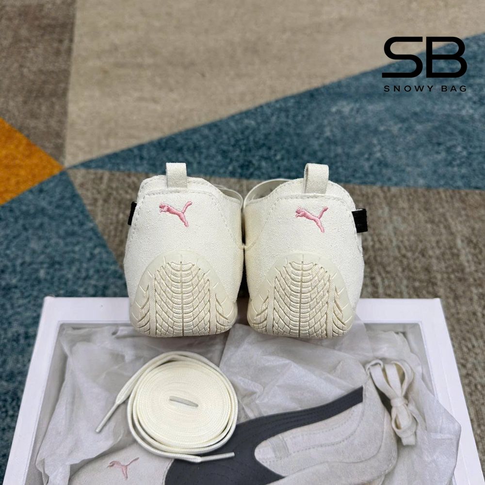 Giày Puma x Rosé Speedcat Ballet White Black màu trắng đen