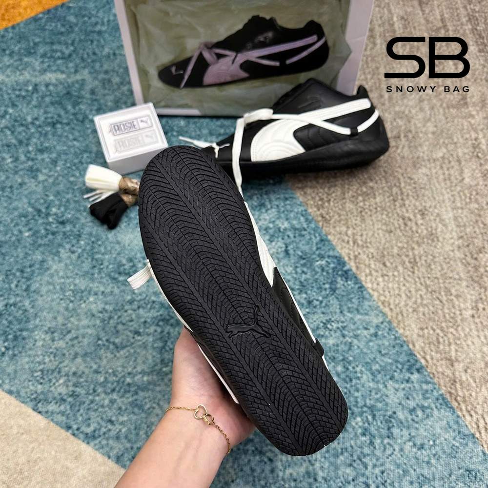 Giày Puma x Rosé Speedcat Leather Black White Đen Trắng dành cho phái đẹp