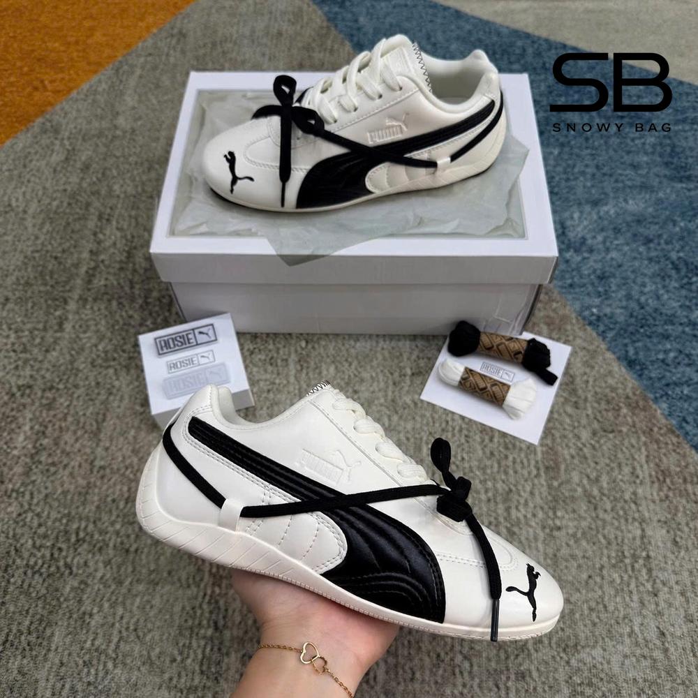 Giày Puma x Rosé Speedcat Leather White Black Trắng Đen thời trang và phong cách