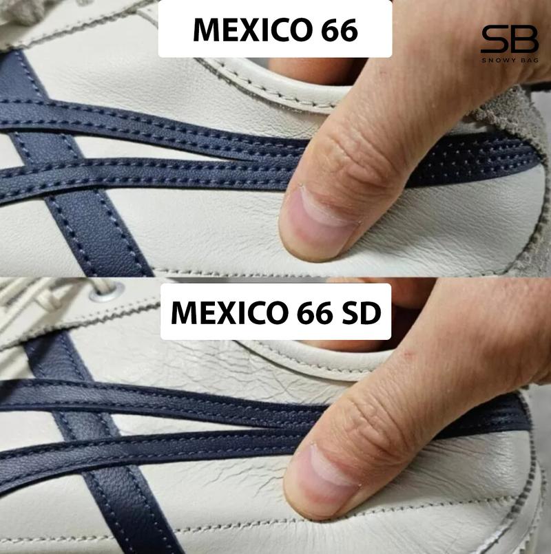 **Dây giày: Mexico 66 SD mảnh hơn**