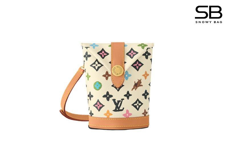 Túi LV Envelope Pouch M83343 Vanilla Monogram Craggy sang trọng
