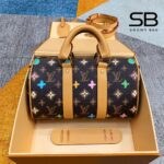 Túi LV Keepall Bandoulière 25 M24849 Monogram Craggy Chocolate Nâu sang trọng