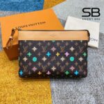 Túi LV Tyler Pochette Voyage Souple M83568 Chocolate Monogram Craggy Nâu thời thượng