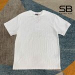 Áo Dior Oblique T-Shirt Off White Cotton Terry màu trắng sang trọng