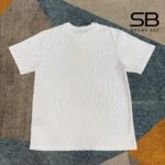 Áo Dior Oblique T-Shirt Off White Cotton Terry Trắng góc nghiêng chi tiết