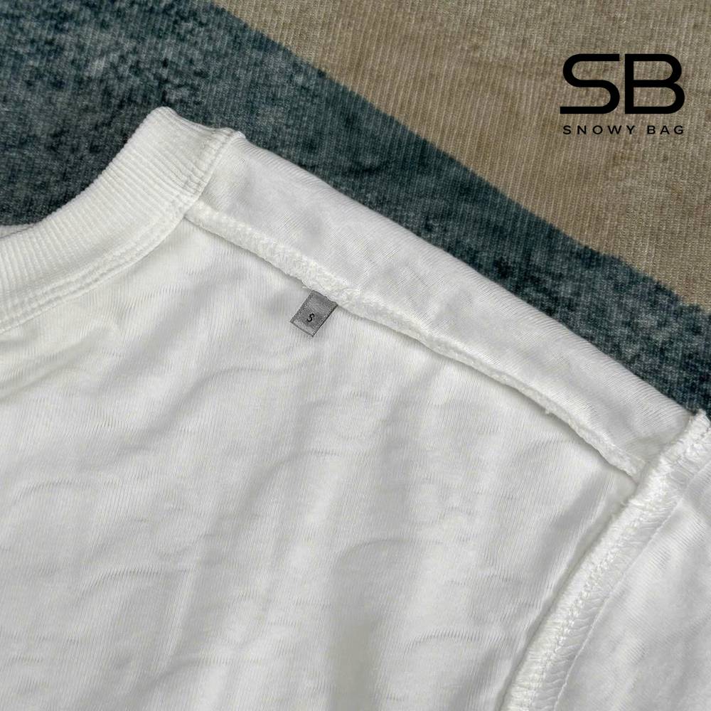 Áo Dior Oblique T-Shirt Off White Cotton Terry Trắng với chi tiết logo sang trọng