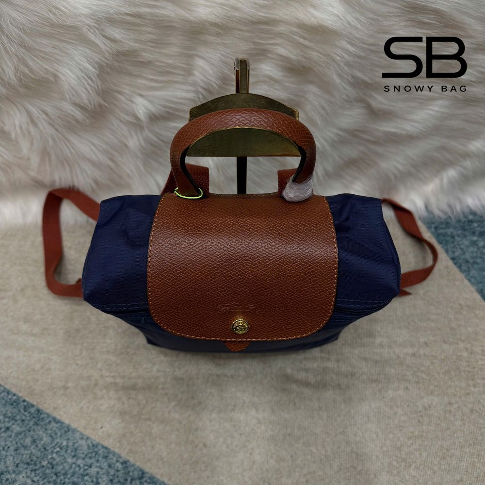 Ba Lô Longchamp Le Pliage Original M Backpack Navy sang trọng và tiện dụng.