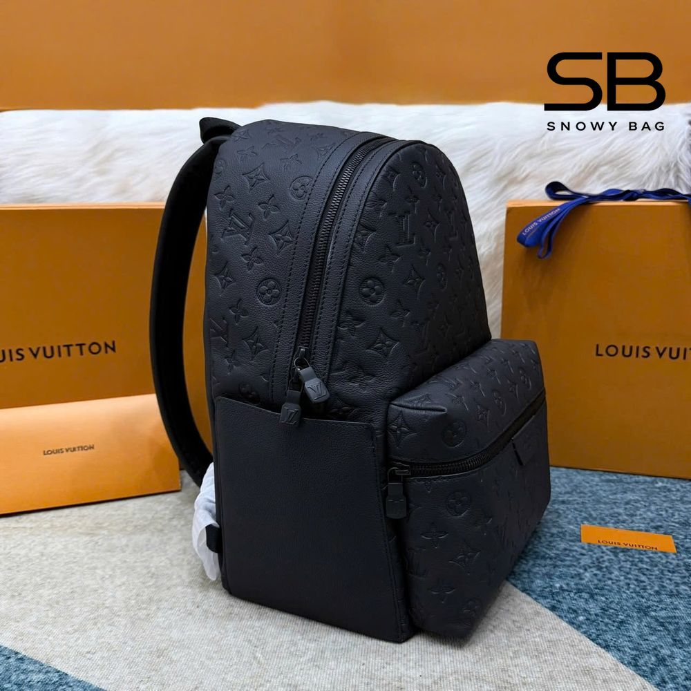 Ba Lô LV Discovery Backpack Black Monogram Shadow Đen sang trọng và hiện đại