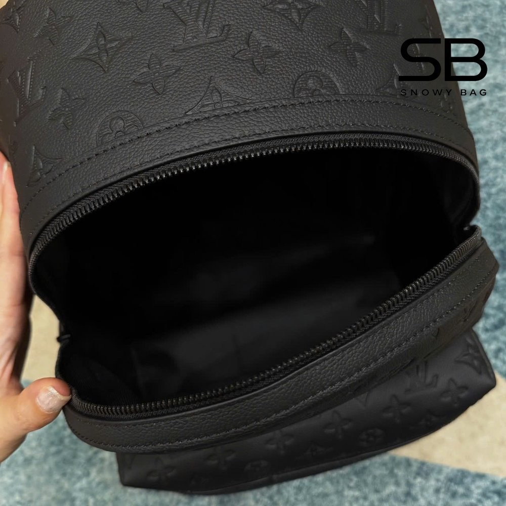 Ba Lô LV Discovery Backpack Black Monogram Shadow Đen, thiết kế thời thượng