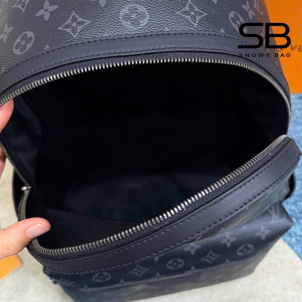 Ba Lô LV Discovery PM Monogram Eclipse Canvas M22558 Màu Xám sang trọng