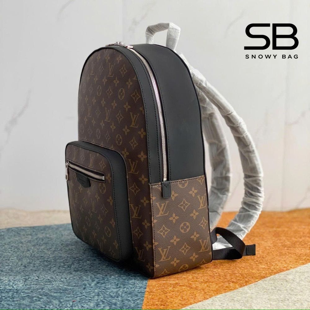 Ba Lô LV Josh Backpack M41530 Monogram Macassar Nâu sang trọng
