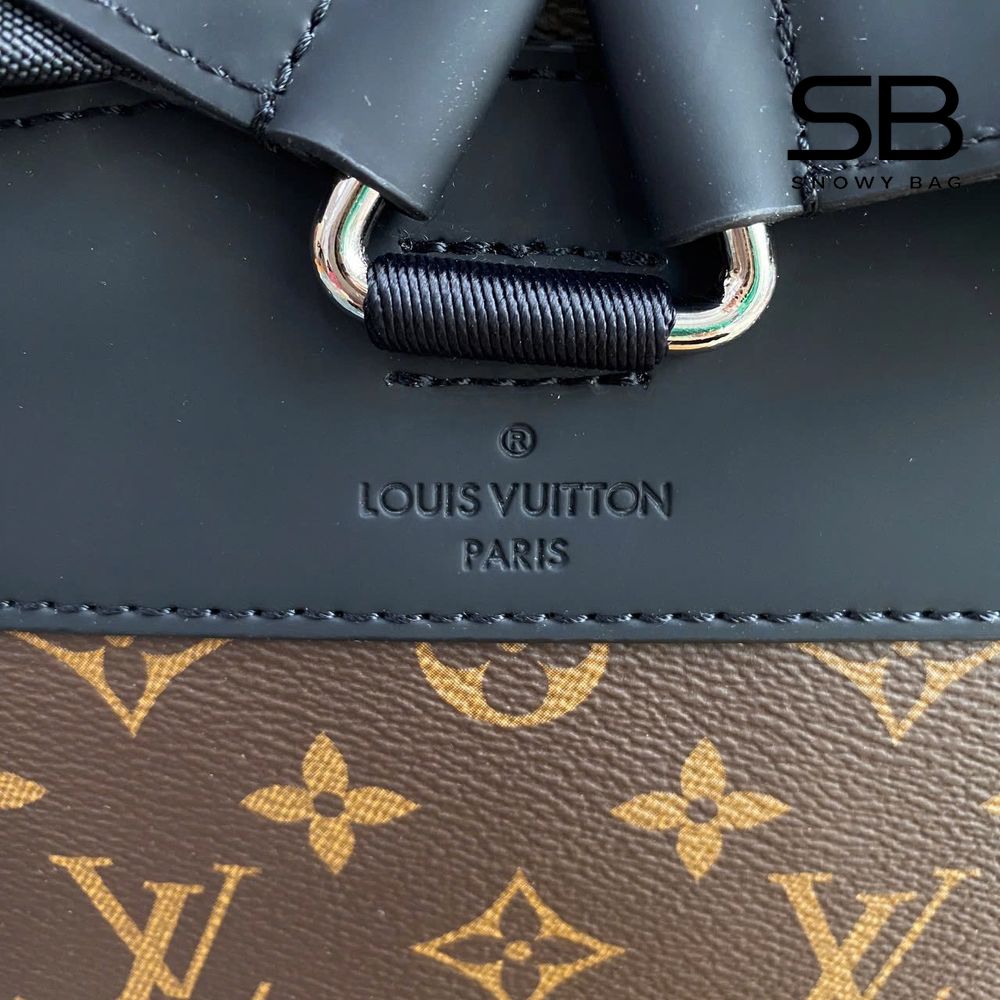 Ba Lô LV Josh Backpack M41530 Monogram Macassar Nâu sang trọng và thời thượng.