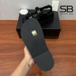 Dép Chanel 23P Dad Sandal Black Suede 5CM Màu Đen sang trọng và đẳng cấp