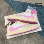 Giày Air Jordan 1 Low OG Travis Scott Muslin Shy Pink Trắng Hồng sang trọng