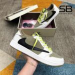 Giày Air Jordan 1 Low Travis Scott’s Golf “Olive” với thiết kế ấn tượng