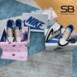 Giày Air Jordan 1 Low x Fragment x Travis Scott chi tiết sang trọng