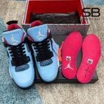 Giày Air Jordan 4 Travis Scott Cactus Jack với thiết kế độc đáo