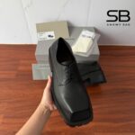 Giày Balenciaga Trooper Derby Black màu đen, thiết kế thời thượng