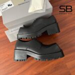 Giày Balenciaga Trooper Derby Black Màu Đen với thiết kế tinh tế