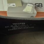 Giày Balenciaga Trooper Derby Black màu đen, phong cách hiện đại