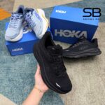 Giày Hoka Clifton 10 Black Màu Đen góc nghiêng chi tiết