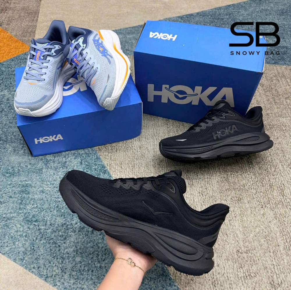 Giày Hoka Clifton 10 Black Màu Đen với thiết kế thời thượng